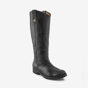 Frye Melissa Tab Tall Boots in Black